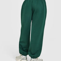 Foundations Oversized Oner Girlfriend Joggers | Racing Green