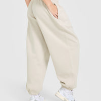 Foundations Oversized Oner Girlfriend Joggers | Sand