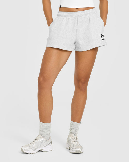 Oner Modal Foundations Oversized Oner Girlfriend Shorts | Light Grey Marl