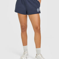 Foundations Oversized Oner Girlfriend Shorts | True Blue