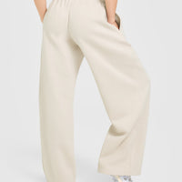 Foundations Oversized Oner Girlfriend Straight Leg Joggers | Sand