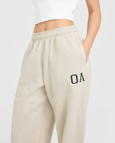 Foundations Oversized Oner Girlfriend Straight Leg Joggers | Sand