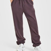 Mid Weight Relaxed Joggers | Umber Brown