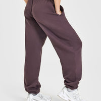 Mid Weight Relaxed Joggers | Umber Brown