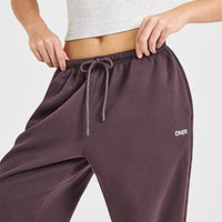 Mid Weight Relaxed Joggers | Umber Brown