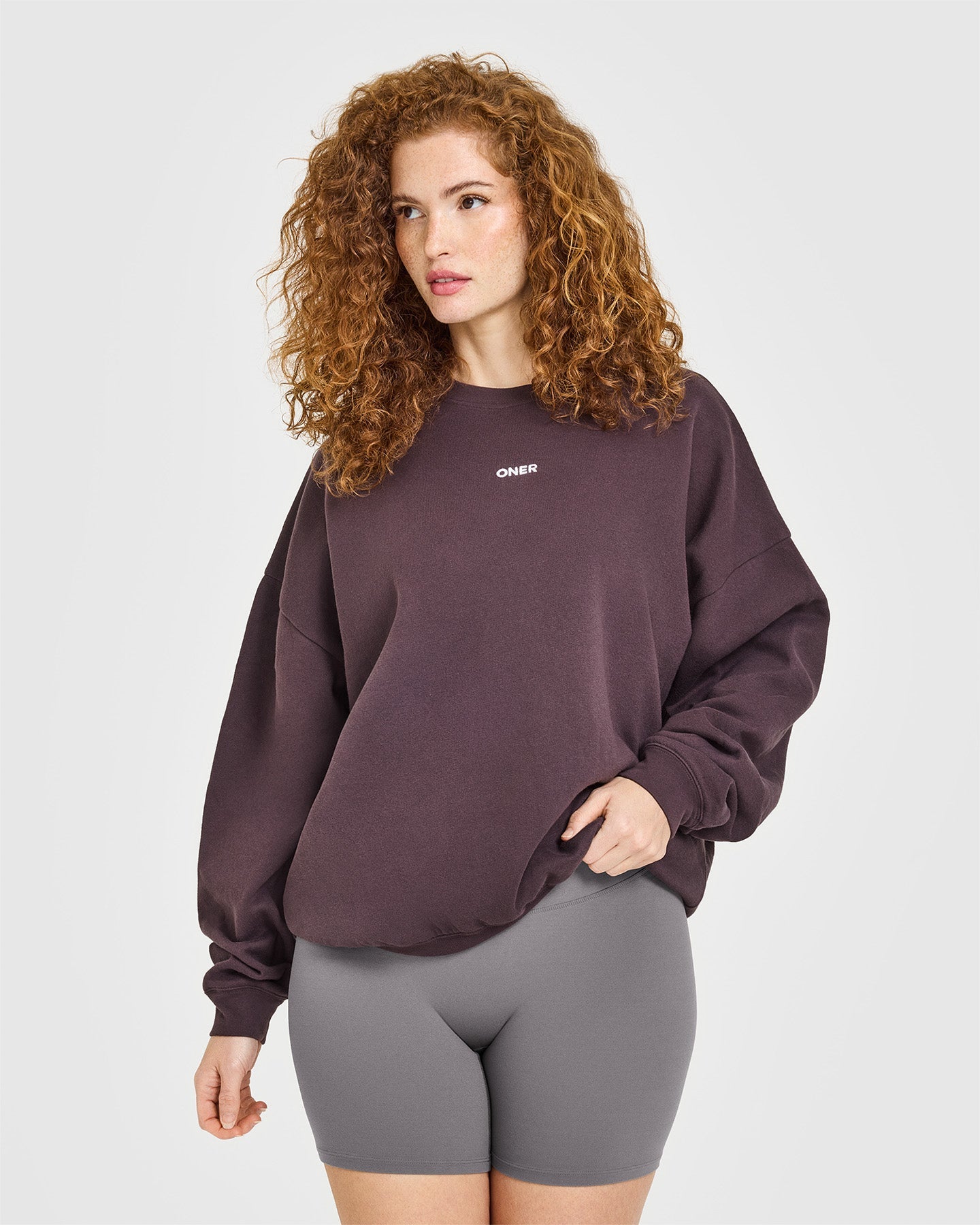 Mid Weight Sweatshirt | Umber Brown