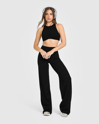 SoftMotion™ High Neck Sports Bra |  Black