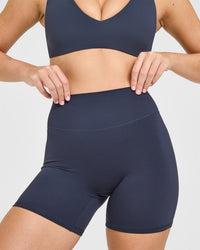 SoftMotion™ High Waisted Shorts 6" | True Blue