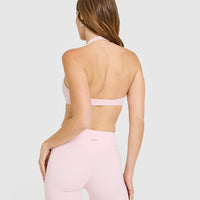 SoftMotion™ Minimal Halter Neck Bralette | Ballet Pink
