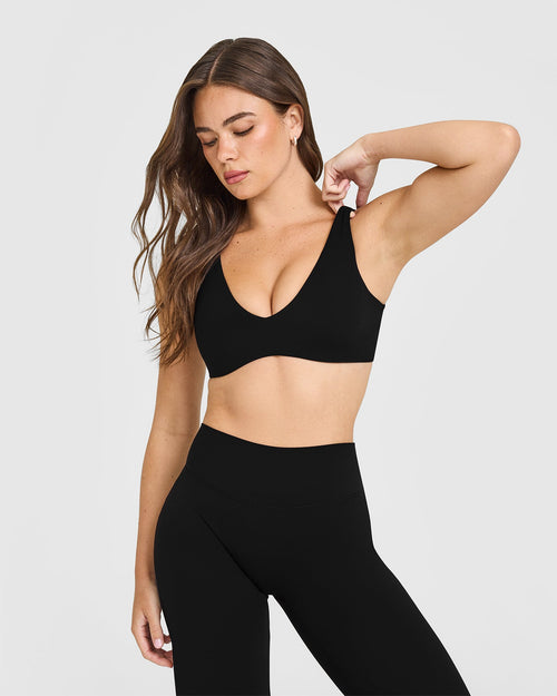Oner Modal SoftMotion™ Scoop Back Bralette | Black