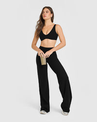 SoftMotion™ Scoop Back Bralette | Black