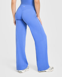 SoftMotion™ Straight Leg Bottoms | Glaucous Blue