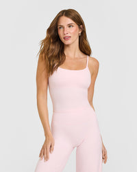 SoftMotion™ Strappy Mid Vest with Built in Bra Shelf | Ballet Pink