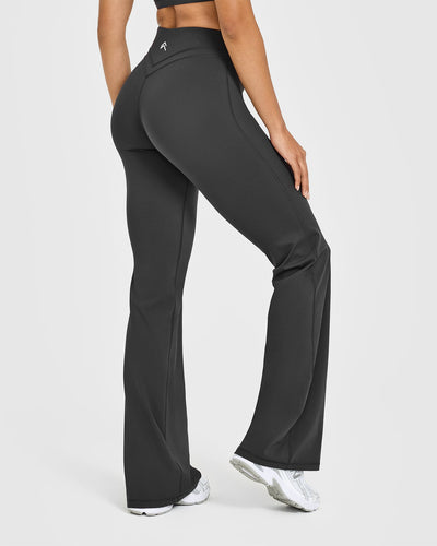 Unified Wrap Flared Bottoms White Logo | Coal