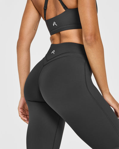 Unified Wrap Flared Bottoms White Logo | Coal