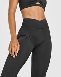 Unified Wrap Flared Bottoms White Logo | Coal