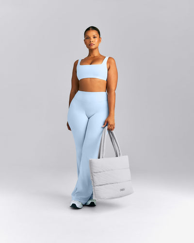 Quilted Tote Bag New Branding | Platinum Grey