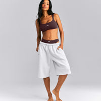 Seamless Scoop Neck Bralette | Plum Brown