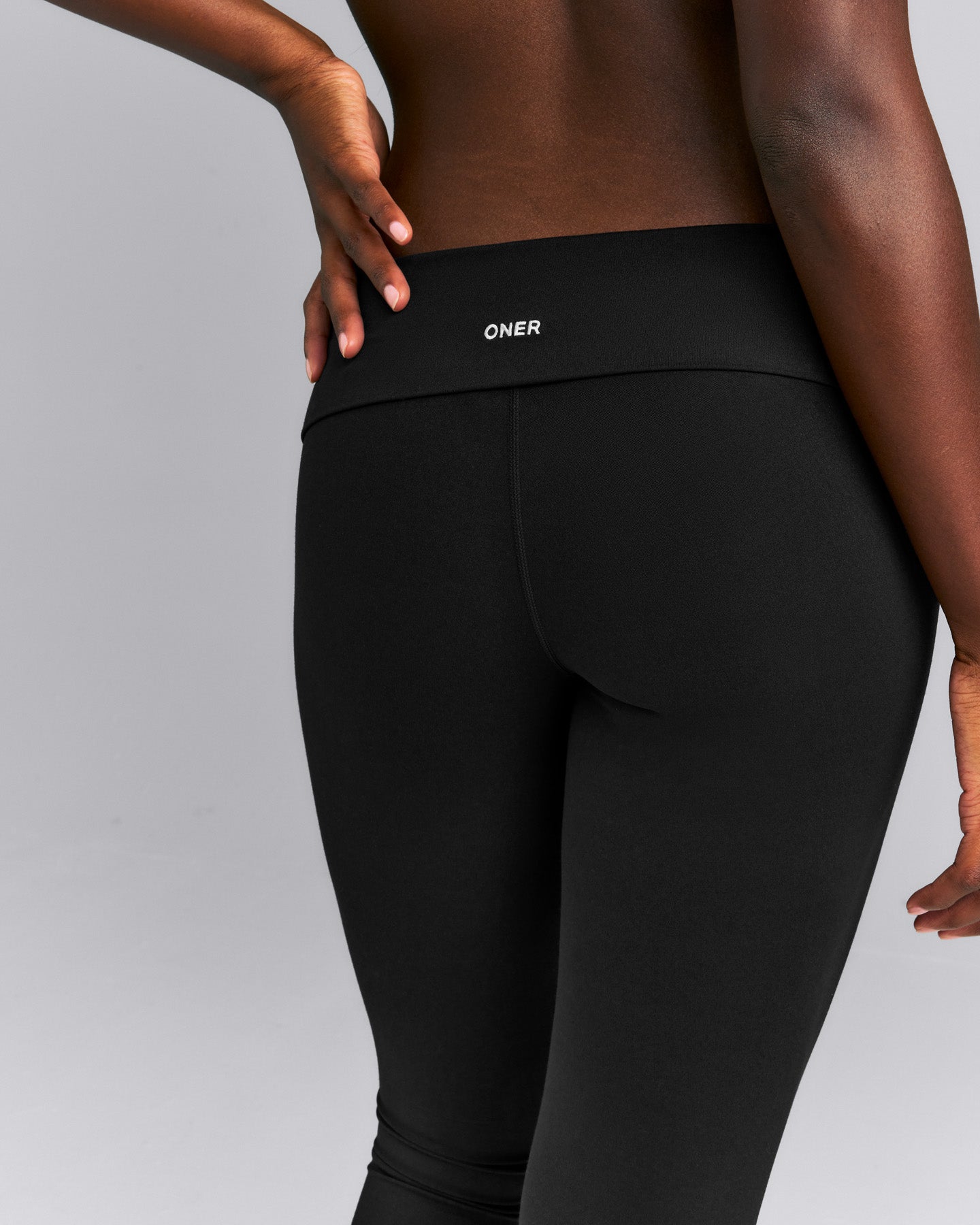 SoftMotion™ Fold Over Capri Leggings | Black