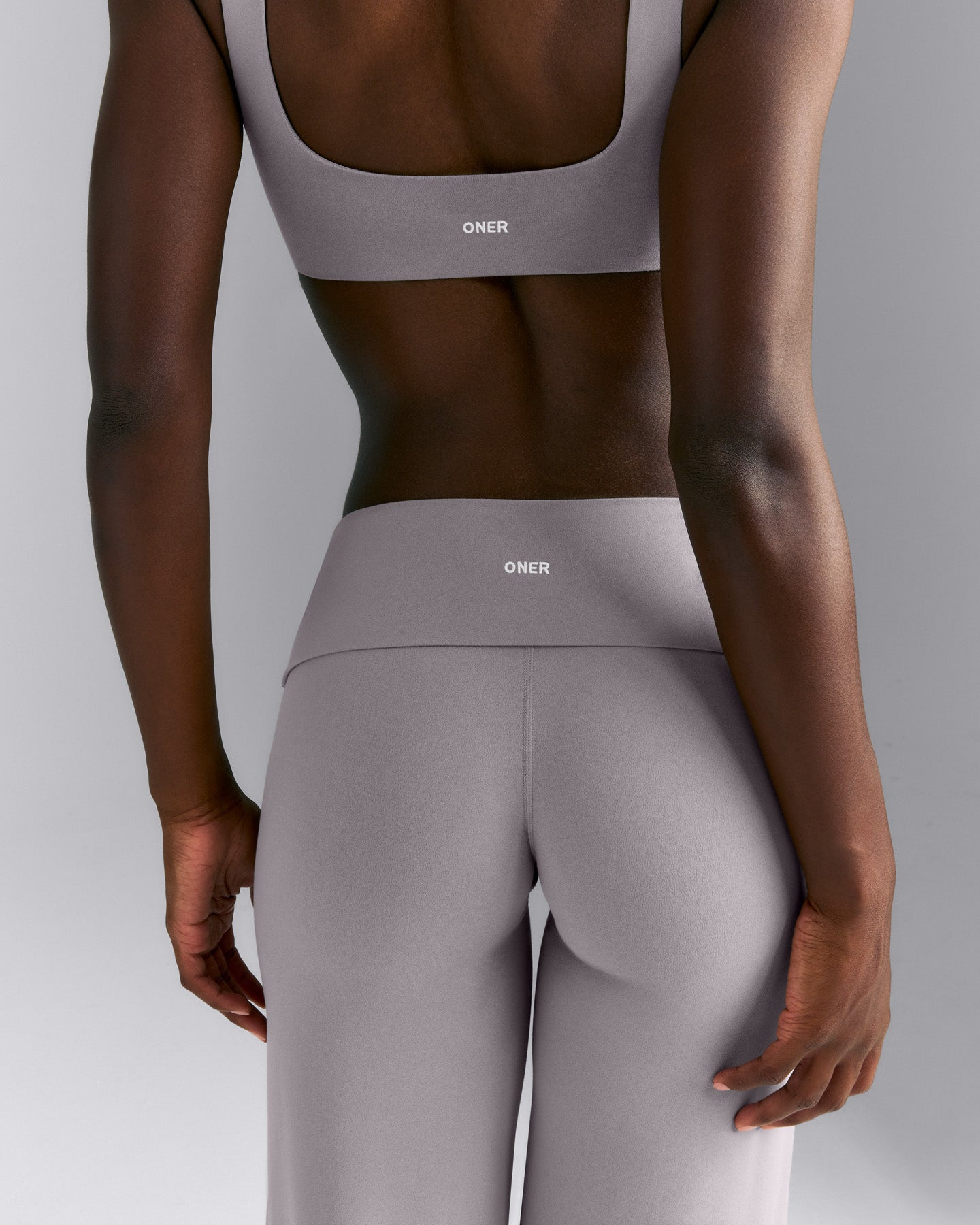 SoftMotion™ Fold Over Mid Rise Straight Leg Pants | Zinc Grey