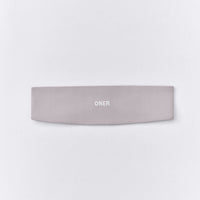 SoftMotion™ Headband with White Logo | Zinc Grey