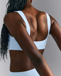 SoftMotion™ Soft Square Neck Sports Bra New Branding | Mist Blue