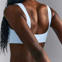 SoftMotion™ Soft Square Neck Sports Bra New Branding | Mist Blue
