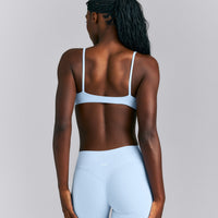 SoftMotion™ Strappy Scoop Bralette New Branding | Mist Blue