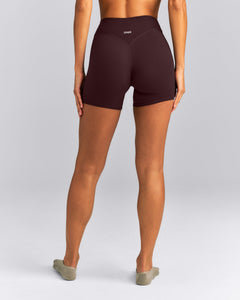 SoftMotion™ Wrap Shorts 6" | Plum Brown