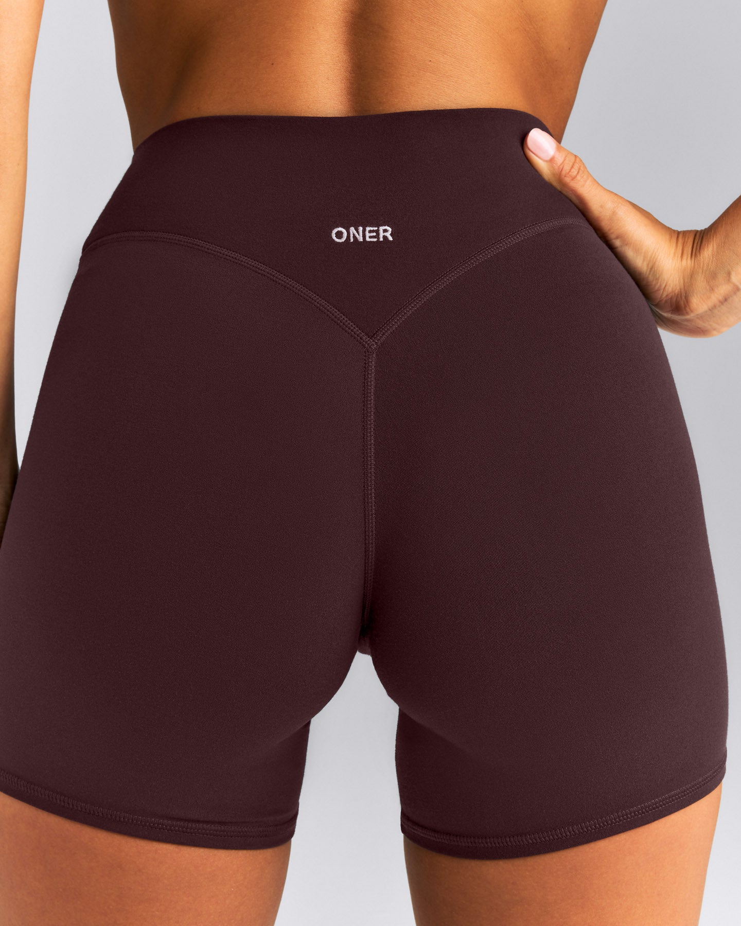 SoftMotion™ Wrap Shorts 6" | Plum Brown