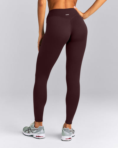 SoftMotion™ Wrap Leggings | Plum Brown
