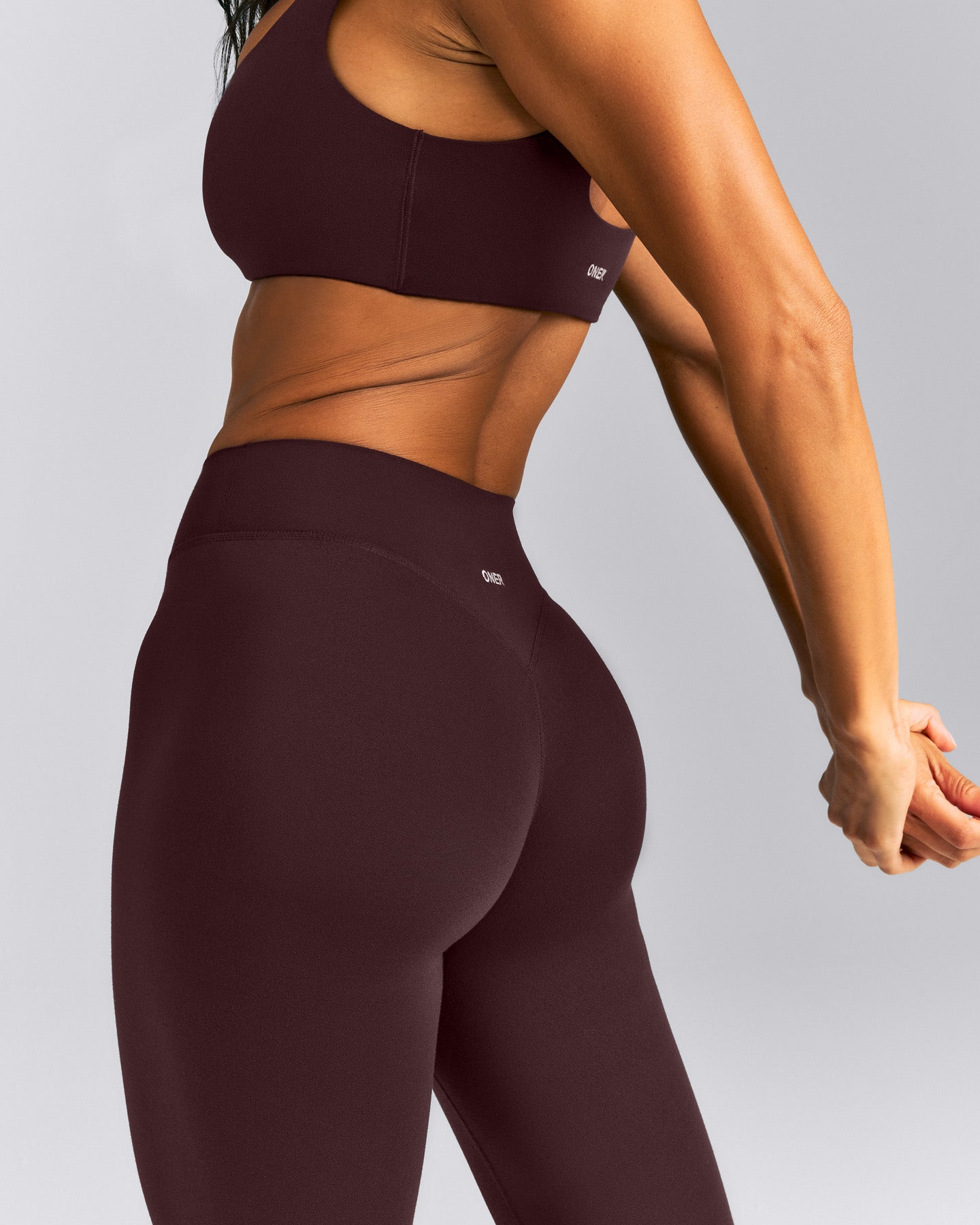 SoftMotion™ Wrap Leggings | Plum Brown