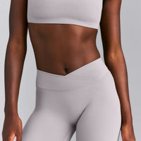 SoftMotion™ Wrap Leggings | Zinc Grey