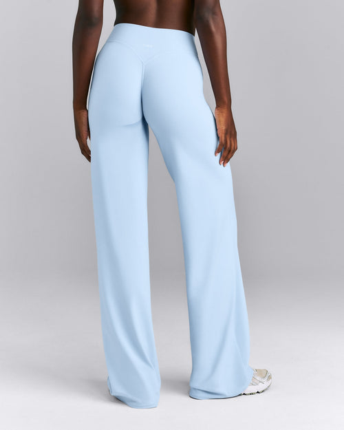 SoftMotion™ Wrap Straight Leg Pants | Mist Blue