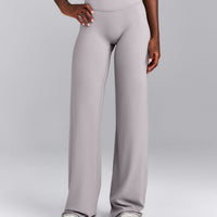 SoftMotion™ Wrap Straight Leg Trousers New Branding | Zinc Grey
