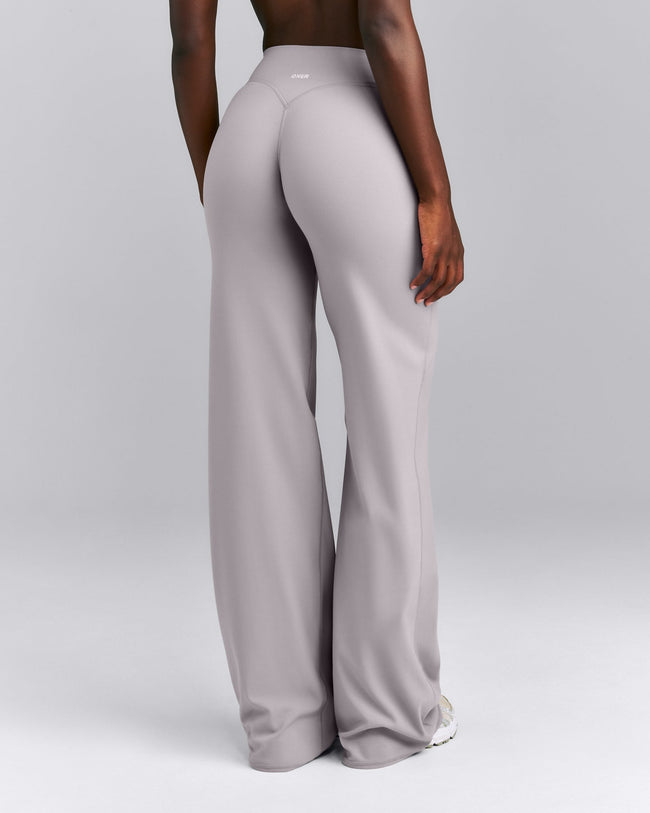 SoftMotion™ Wrap Straight Leg Trousers New Branding | Zinc Grey