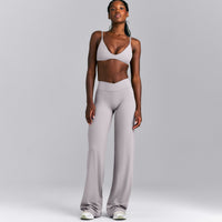 SoftMotion™ Wrap Straight Leg Trousers New Branding | Zinc Grey