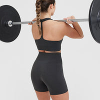 Classic Seamless 2.0 Mid Shorts | Coal Marl