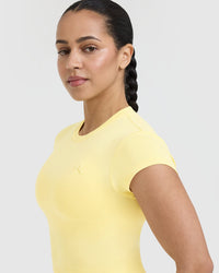 Cotton Icon Baby T-Shirt | Sherbert Yellow