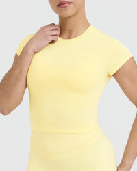 Cotton Icon Baby T-Shirt | Sherbert Yellow