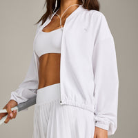 AirMove™ Mid Bomber Jacket | White