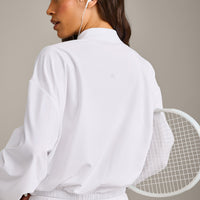 AirMove™ Mid Bomber Jacket | White