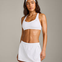 EasyLift™ Cross Back Sports Bra | White