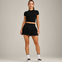 Oner Seamless Fitted Top | Black