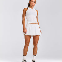 Oner Seamless Fitted Tank Top | White