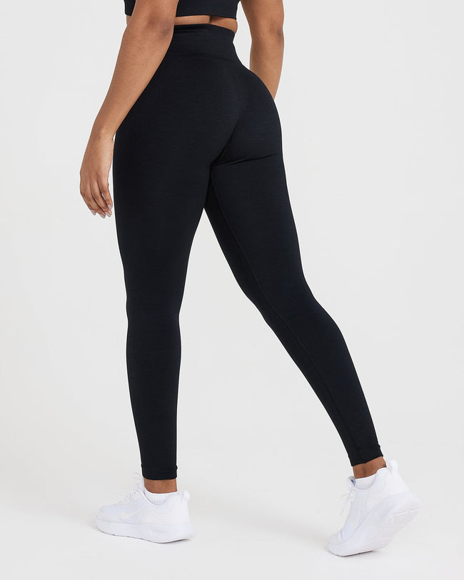 Classic Seamless 2.0 Leggings | Black Marl