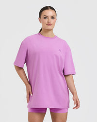 Classic Oversized Lightweight T-Shirt | Orchid Purple