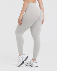 Effortless Seamless Leggings | Light Grey Marl