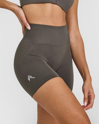 Effortless Seamless Shorts | Deep Taupe