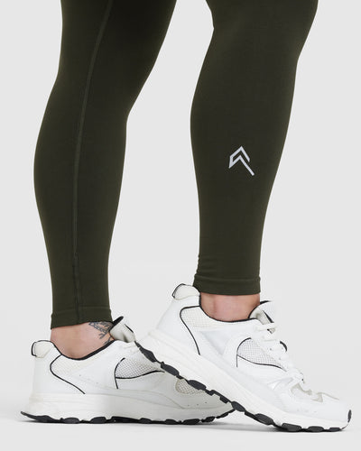 Leggings Khaki Damen - Hauteng - Hohe Taille | Oner Active